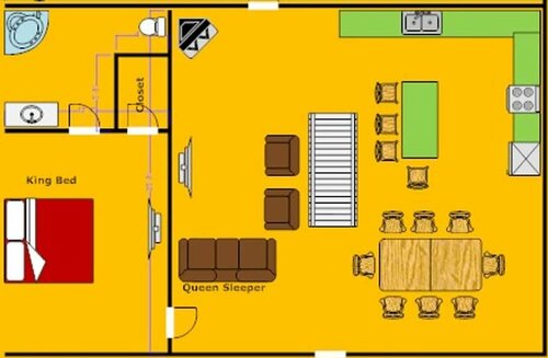 Apple Bear Lodge - Four Bedroom Cabin, Забронировать Отель Гатлинберг Great Smoky Mountains National Park, рядом с Светофор №2B