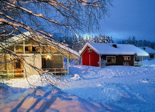 Lapland Hotels Ounasvaara Chalets, Забронировать Шале Отели Рованиеми с парковкой, Парковка