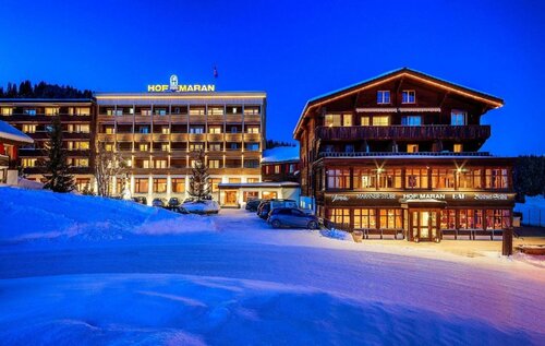 Golf- & Sporthotel Hof Maran, Buchen Sie Hotel Arosa Graubünden