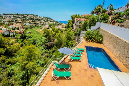 Elena Baladrar - sea view villa with private pool in Benissa, Забронировать Вилла Отели Бениса с парковкой, Парковка