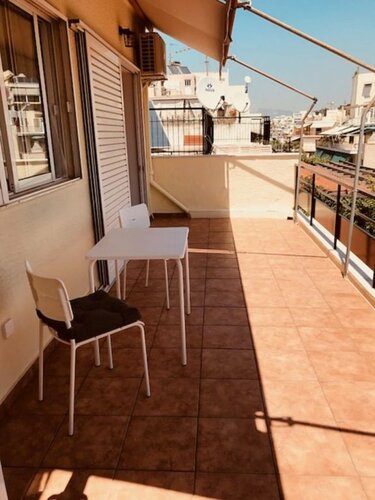 5th floor new apartment  Neos Cosmos, Забронировать Апартаменты/квартира Отели Афин с парковкой, Парковка
