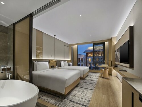 Doubletree By Hilton Beijing Badaling, Rezerwuj Hotel Hotele w Yanqing z Parkingiem, Parking