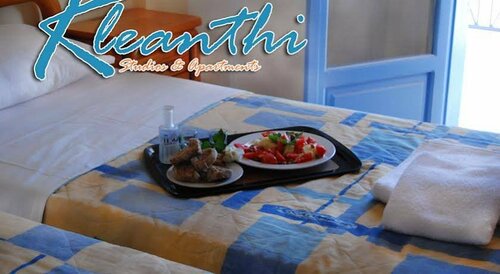 Kleanthi Apartments, Забронировать Апартаменты/квартира Отели Гуве с бассейном, Бассейн
