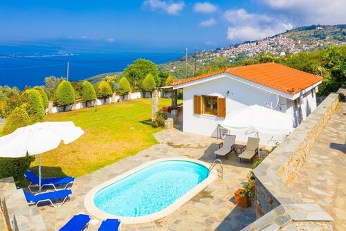 Villa Katerina Private Pool Sea Views AC WiFi, Забронировать Отель Отели и гостиницы Скопелос, Отель