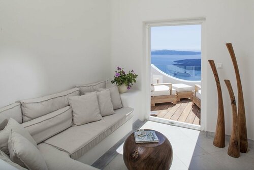 Native Eco Villas, Забронировать Вилла Имеровиглион Santorini Caldera, рядом с Монастырь Святого Николая