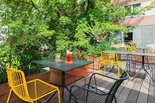 A&O Berlin Mitte, Rezervasyon Otel Berlin otoparklı oteller, Mariannenstraße yakınında, Otopark