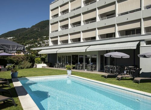 Smart-HOTEL MINUSIO, a Swiss Quality Hotel, Забронировать Отель Отели Locarno Ascona Losone с бассейном, Бассейн