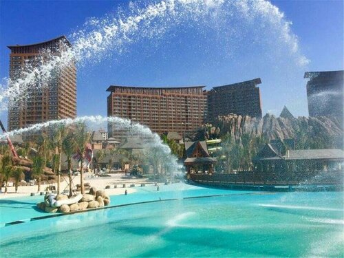 Mangrove Tree Resort World Sanya Bay -Elader Palm Tower, Rezervasyon Tatil Köyü Hainan otoparklı oteller, Otopark