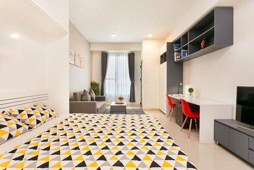Mia Apartment 1 - ICON 56, Забронировать Апартаменты/квартира Отели Хошимина с парковкой, рядом с Mariamman Hindu Temple, Парковка