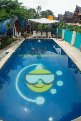 Aquaddiction, Rezerwuj Hotel Hotele w Lombok z Basenem, Basen