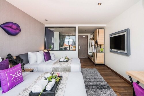 Xq Pattaya Hotel, Забронировать Отель Отели Паттайя 3 звезды, рядом с Кафе Хард Рок, 3*