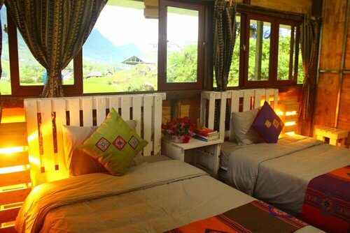 Sapa Terrace View Homestay - Hostel, Book Hostel / Vandrerhjem Hoteller i Lao Cai med pool, Swimmingpool