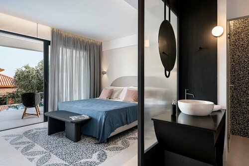 Nuovo Luxury Suites, Забронировать Гостевой дом Отели Даратсос с бассейном, Бассейн