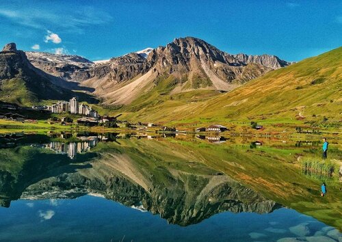 Résidences Village Montana by Les Etincelles, Забронировать Отель Отели Тинь с бассейном, Бассейн