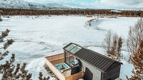 Flatmoen Natur Lodge, Book Hotel Hoteller i Troms og Finnmark med parkering, Parkering