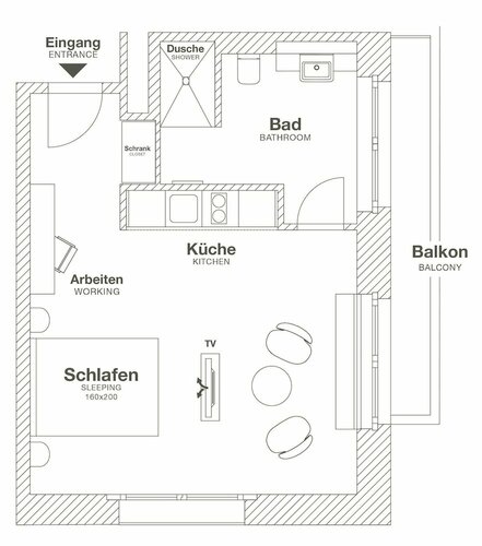 ipartment Hamburg HafenCity, Забронировать Апарт-отель Апарт-отели Гамбурга, рядом с Торговый центр Wandelhalle, Апарт-отель