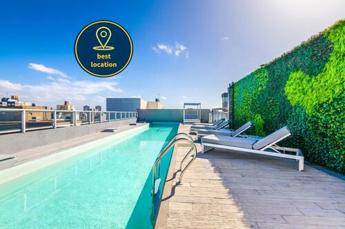 Modern Apartments in Palermo Soho - by BueRentals, Забронировать Апартаменты/квартира Отели Палермо с бассейном, Бассейн
