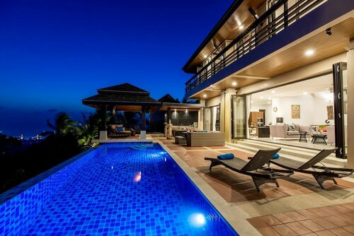Vista Mar - Scenic Sunset & Sea View Villa, Забронировать Вилла Натон Самуи
